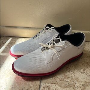 Jordan ADG 5 White Black Red Spikeless Golf Shoes Sneakers Mens Size 12 US